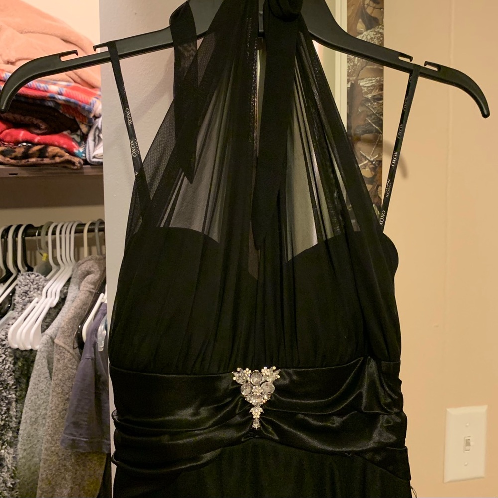 Little black halter dress